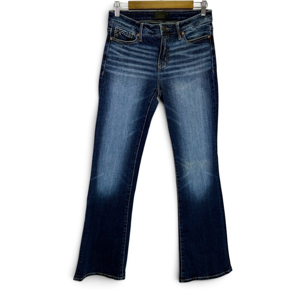 Buckle Black Dark Wash Bootcut Stretch Jeans Fit No. 53 Womens Size 27X32
